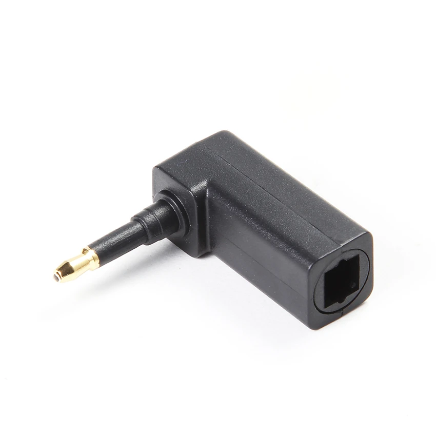 90 градусов мини адаптер для оптического аудиокабеля стандарта SPDIF 3 5 мм разъем
