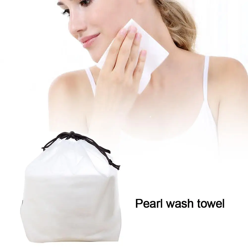 

New Hot Disposable Face Towel Cleansing Towel Roll Pearl Pattern Portable Cotton Wipe Face Towel Facial Wash Paper