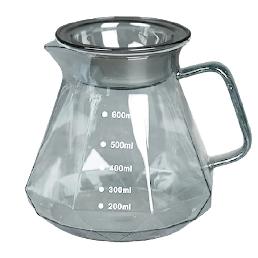 

HPDEAR Borosilicate Glass Coffee Pot with Lid 15.2-20.2oz, BPA Free Standard Coffee Server