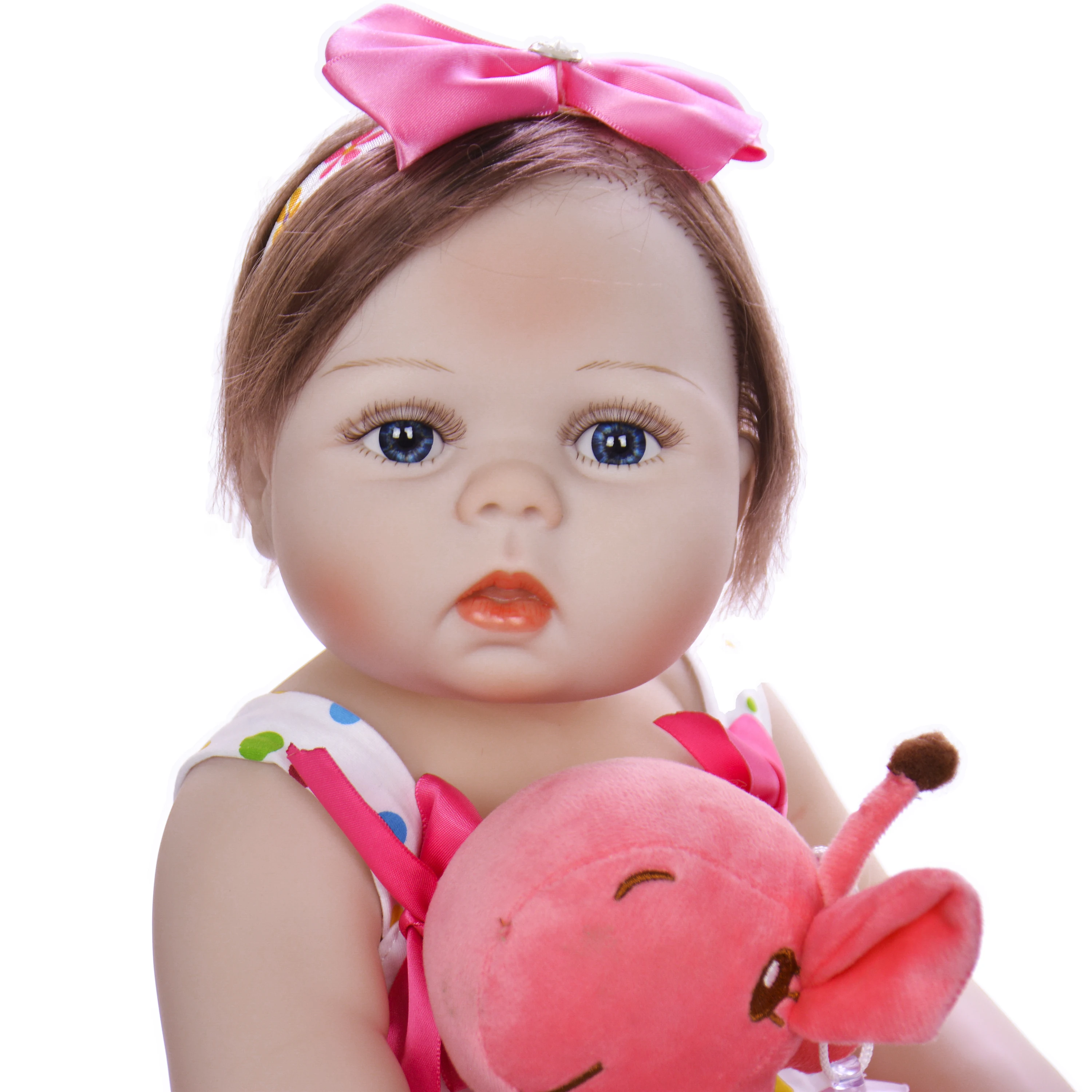 KEIUMI Гавайская гитара 23 дюймов Reborn Baby силиконовые всего тела виниловая