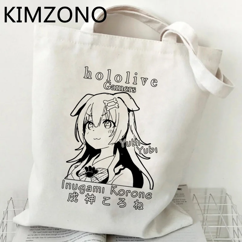 

Hololive shopping bag bolsas de tela jute bag bolsa shopper eco recycle bag bag cloth sac cabas reusable cabas