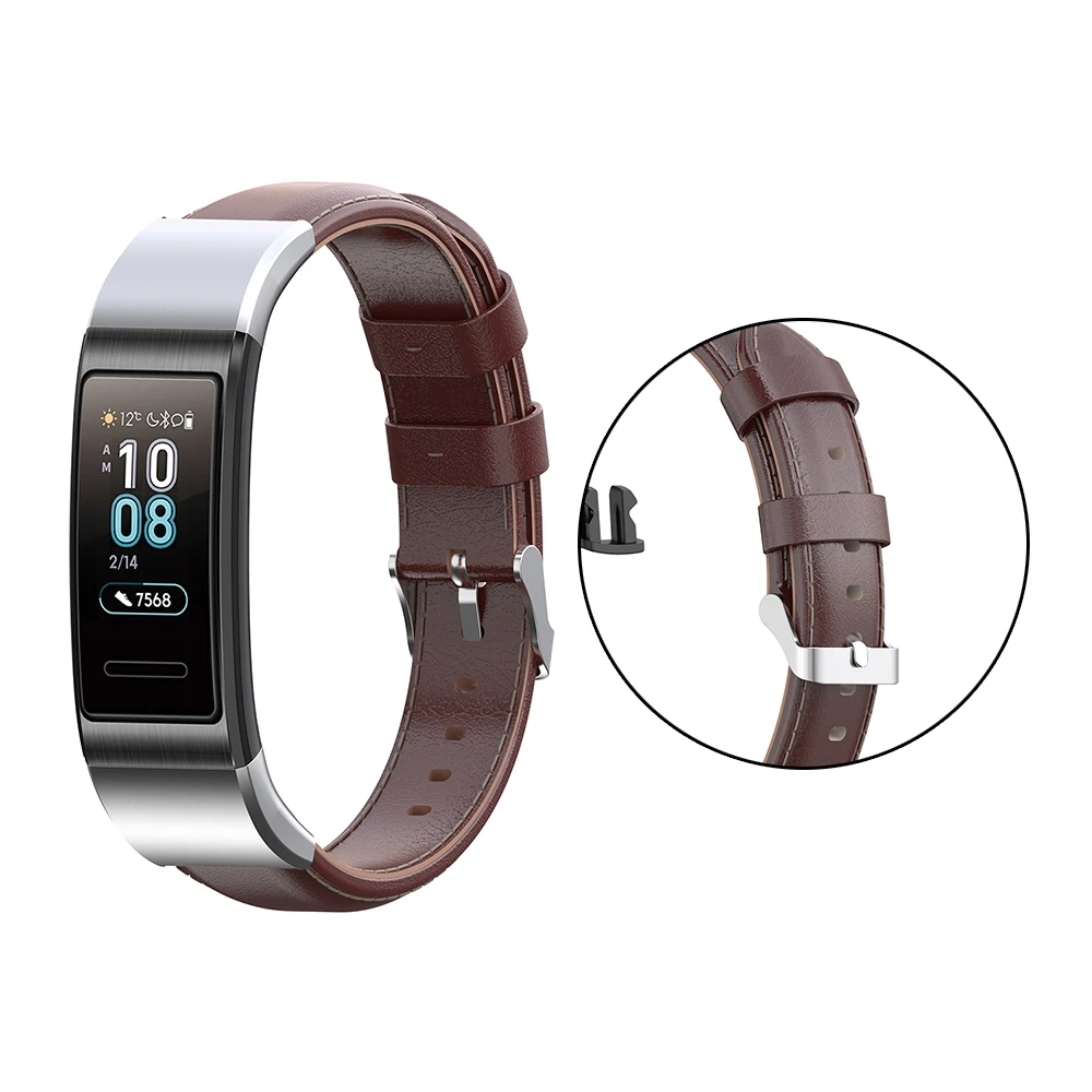 Кожаный ремешок для часов Huawei Band 3 Pro 1 2 5 | Электроника