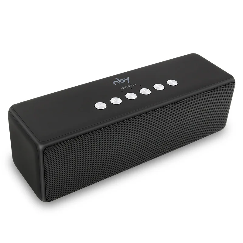 Luxury Black Nby 5510 портативный Bluetooth динамик 10 Вт беспроводной внешний динамик 3D стерео Вуфер музыкальный Бумбокс fm-радио тяжелый компьютер бас - Цвет: Luxury Black
