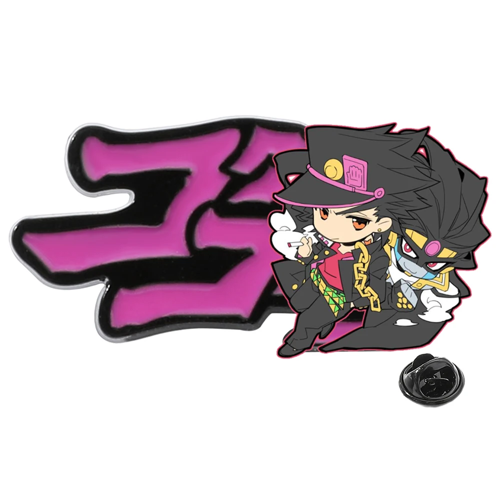 Эмалированная брошь JoJo Bizarre Adventure креативный значок на булавке для фанатов