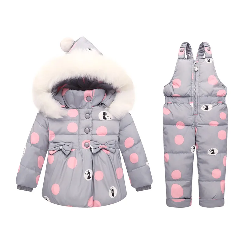 Children's Winter Jackets Kids Jacket For Girls Boys Warm Coats Hooded Snowsuits Child Outerwear Toddler Overalls Jumpsuit |