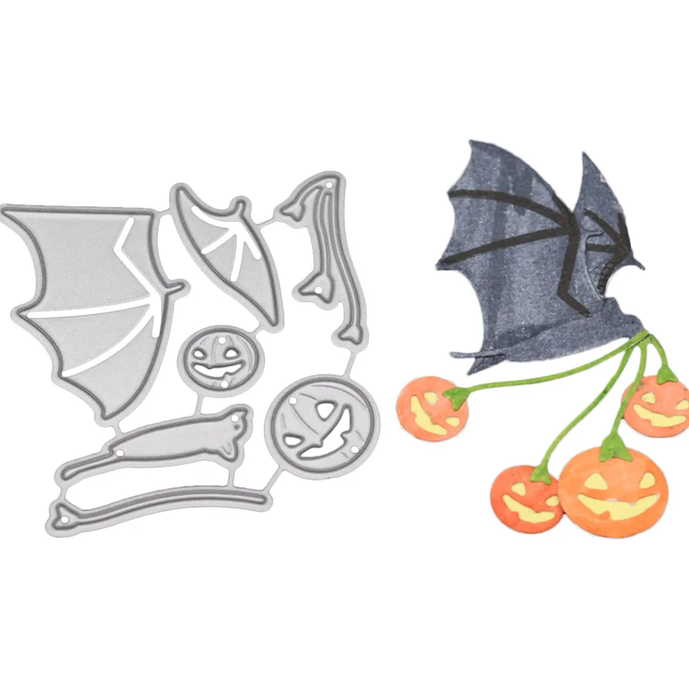 Летучая мышь резки поздравительные открытки Скрапбукинг Die неправильный круг 3D