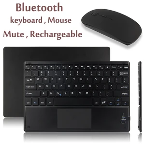 slim portable mini wireless with touchpad bluetooth keyboard for ipad lenovo tablet laptop for samsung galaxy huawei mediapad free global shipping