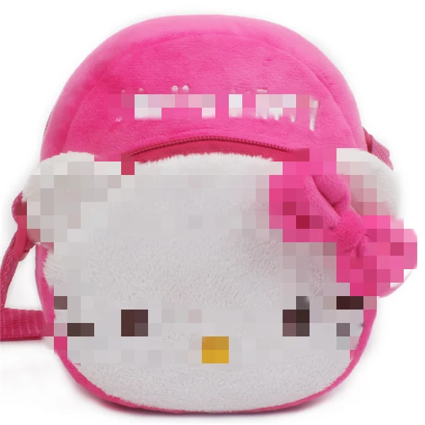 Hello Kitty A Fuuny Joy 11 стильная мультяшная милая плюшевая канцелярская сменная сумка через плечо disney Minnie Spiderman bear для мальчиков и девочек, уличная сумка на плечо - Цвет: Hello Kitty A