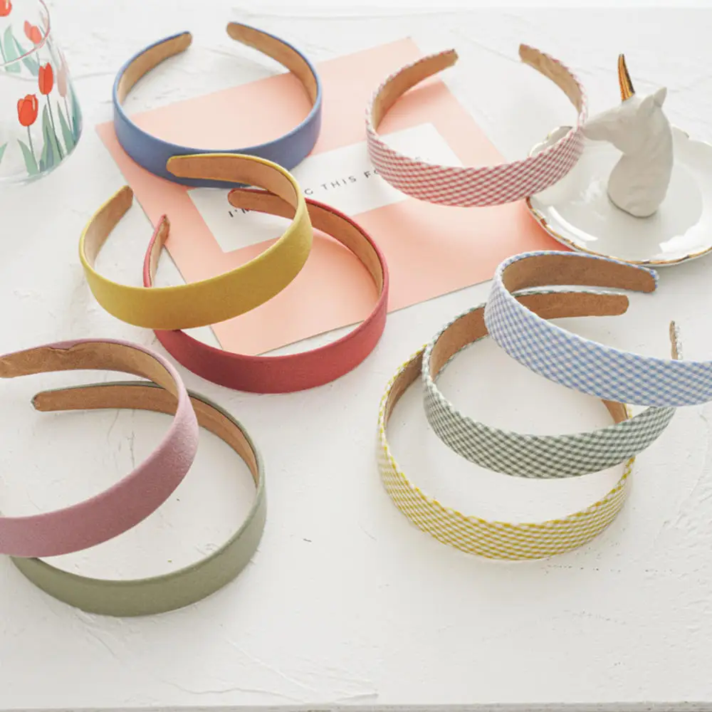 Повязка на голову женская широкая винтажная розовая 1 шт. |