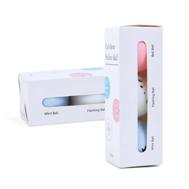 3 шт./лот Новые товары для кошек игрушки мята колокольчик светящийся шар забавный