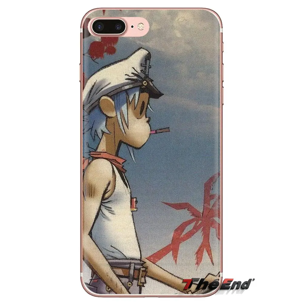 Прозрачный мягкий чехол для sony Xperia Z Z1 Z2 Z3 Z5 compact M2 M4 M5 C4 E3 T3 XA huawei mate 7 8 Y3II Gorillaz