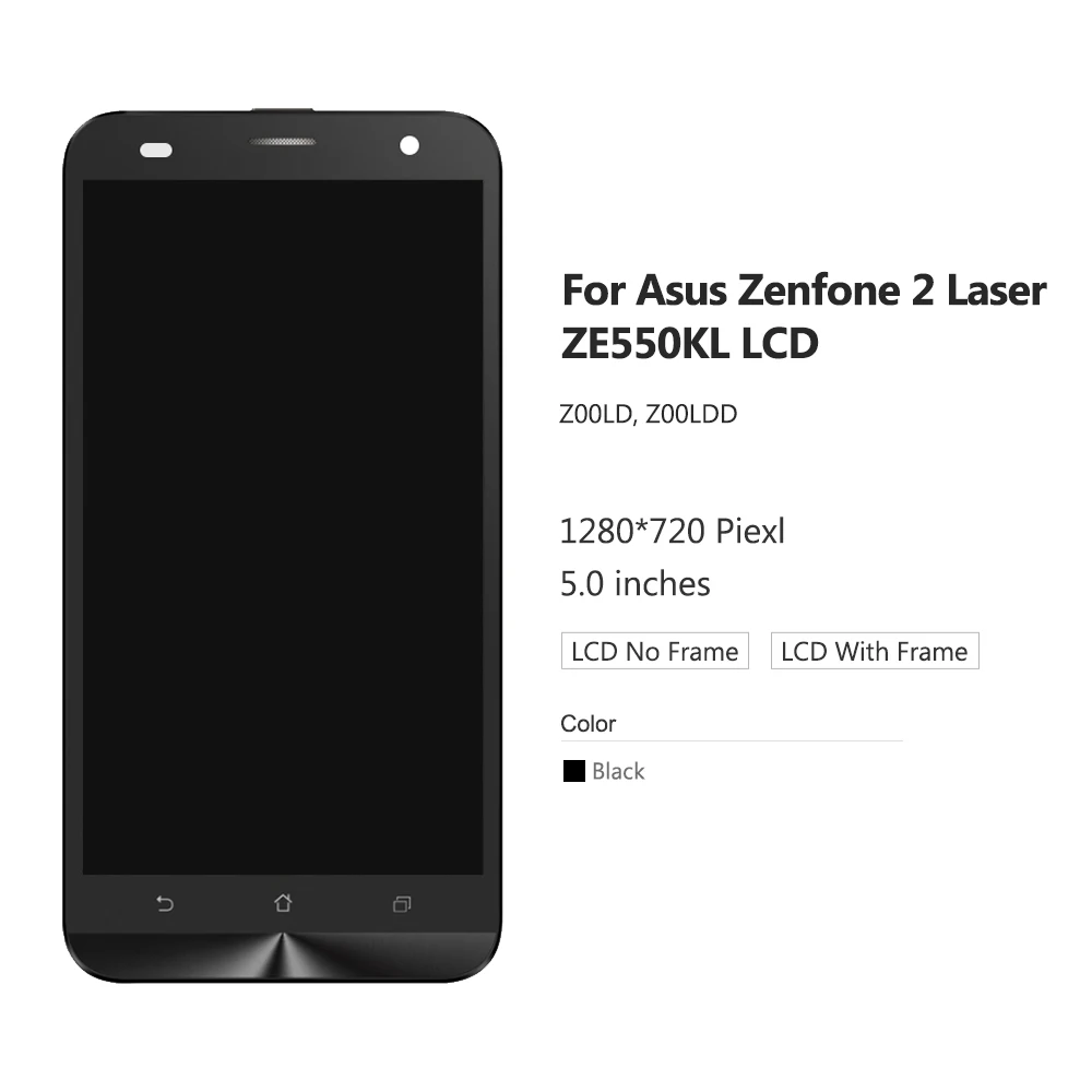 Оригинальный ЖК дисплей 5 ''для ASUS ZenFone 2 Laser ZE550KL Z00LD панель сенсорного экрана