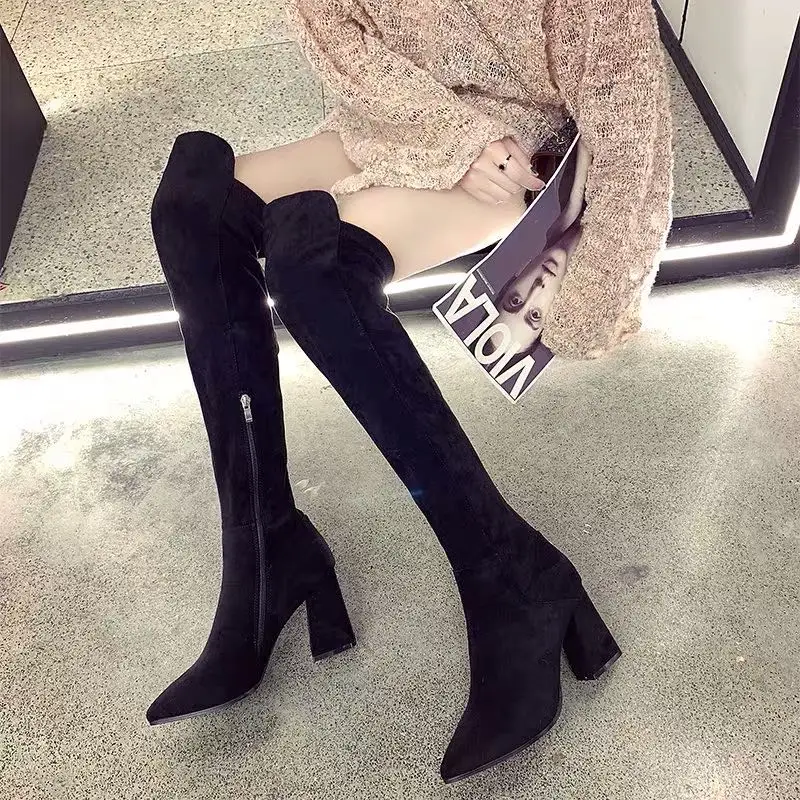 Китайский бренд Новинка 2020 года теплая Брендовая женская обувь на высоком