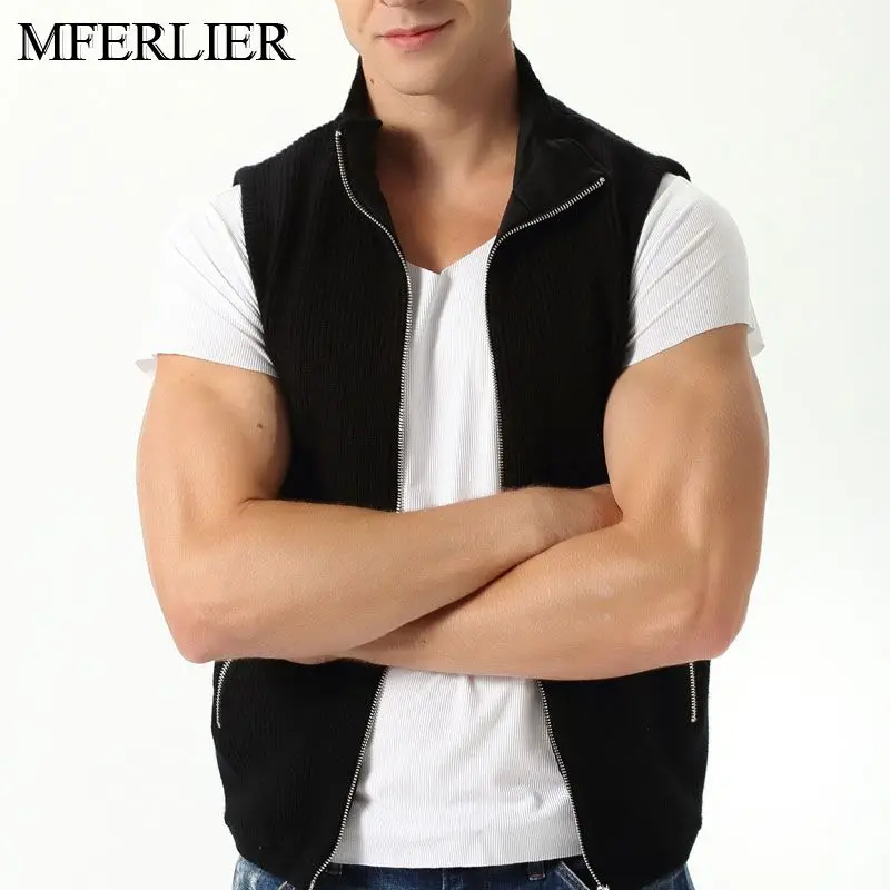 

Мужской повседневный жилет, размеры 5XL 6XL 7XL 8XL, 2 цвета