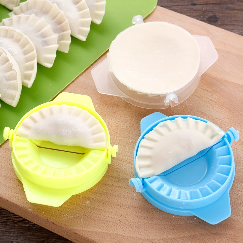 Пластиковые DIY клецки плесень китайская еда Jiaozi машина тестопресс пирог Скрипки