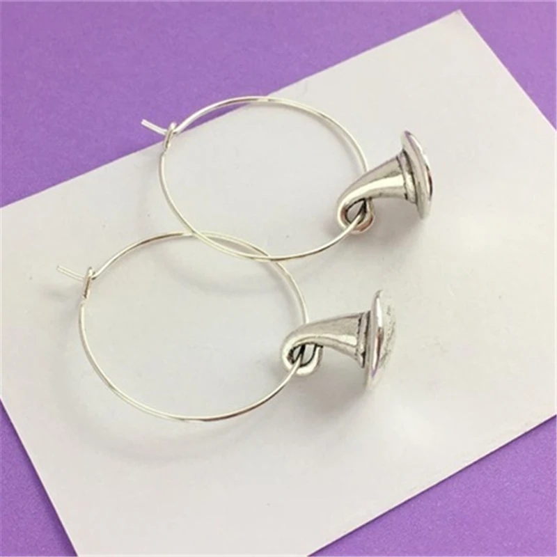 

Witch Hat Hoop Earrings - 30mm Diameter, Halloween Jewellery, Statement Earrings, Creepy Cute, Girlfriend Gift