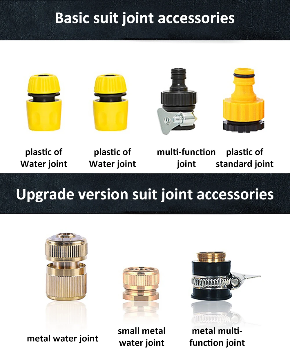 

High-pressure car wash water gun home set brush car artifact hose wash car tool Metal car wash water gun(excluding water pipes)