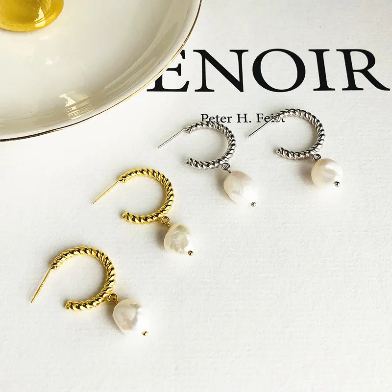 

Женские серьги-гвоздики из серебра 925 пробы, с жемчугом