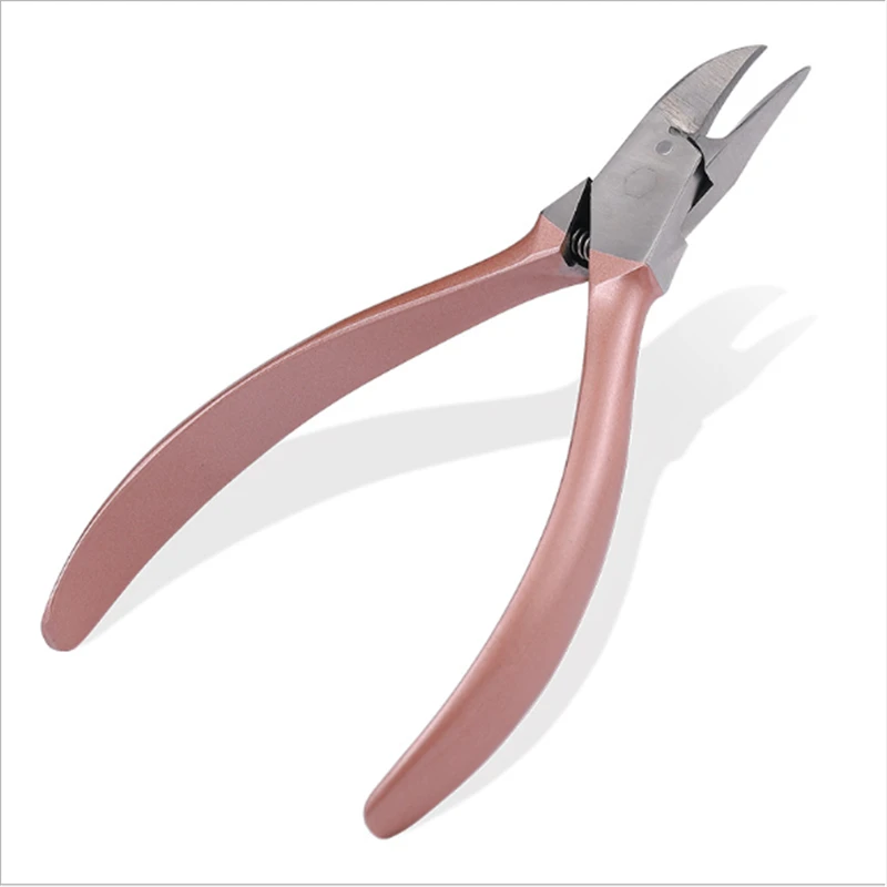 

Champagne Stainless Steel Diagonal Side Flush Cutter Shears Nipper Unloading Drill Cutting Wires Nail Rhinestones Remover Tools