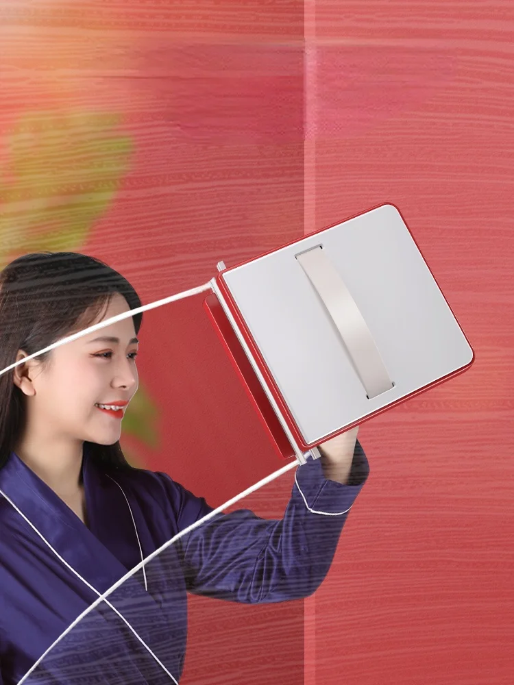 

Двусторонняя магнитная щетка для мытья окон, регулируемая двойная щетка для мытья окон, Магнитный ручной очиститель для окон, товары для до...