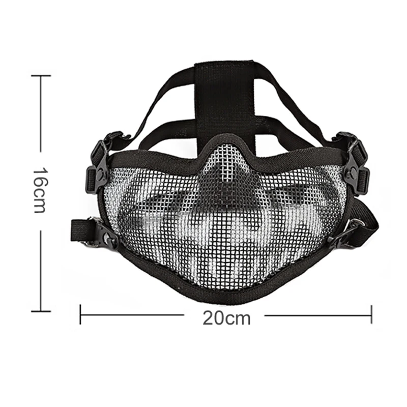 AIRSOFTA страйкбольная маска из стальной проволочной сетки Защитная для шлема