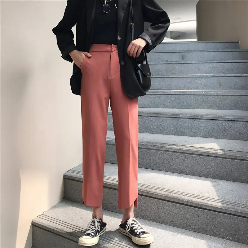 HziriP шикарные повседневные большие размеры необычные уличная одежда прямые