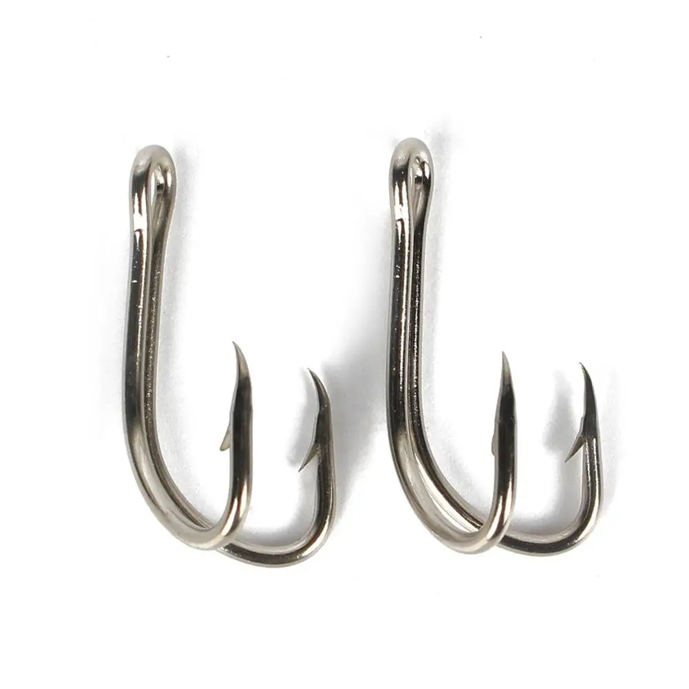 

Double Hook Metal Fishing Fish Long Spiky Hooks for Pond Lake River