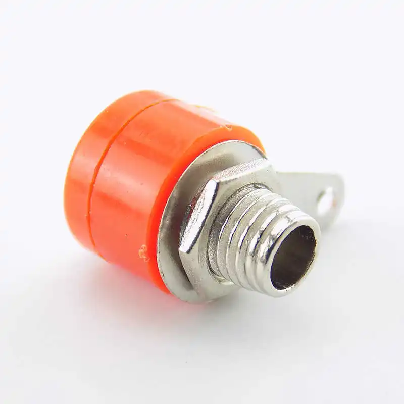 Коннектор штекер 4 мм разъем типа "банан" гнездовой вставной разъем никелевое покрытие ручная работа