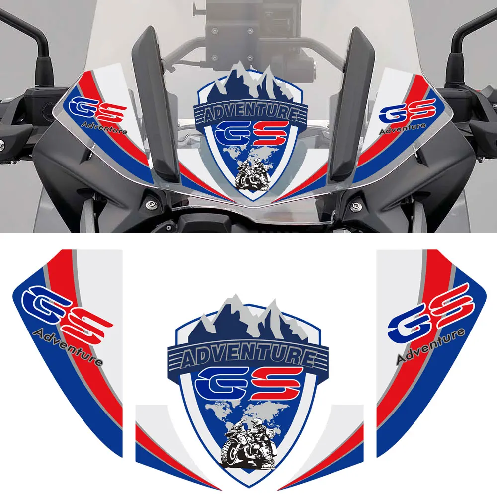 Защитная Наклейка на лобовое стекло BMW R1250GS алюминиевый корпус 1250 2019 GSA HP|Наклейки