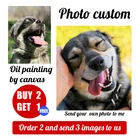 Индивидуальная фотопечать вашего изображения на холсте, постер, персонализированные индивидуальные холщовые картины Настенный декор гостиной Home Decor