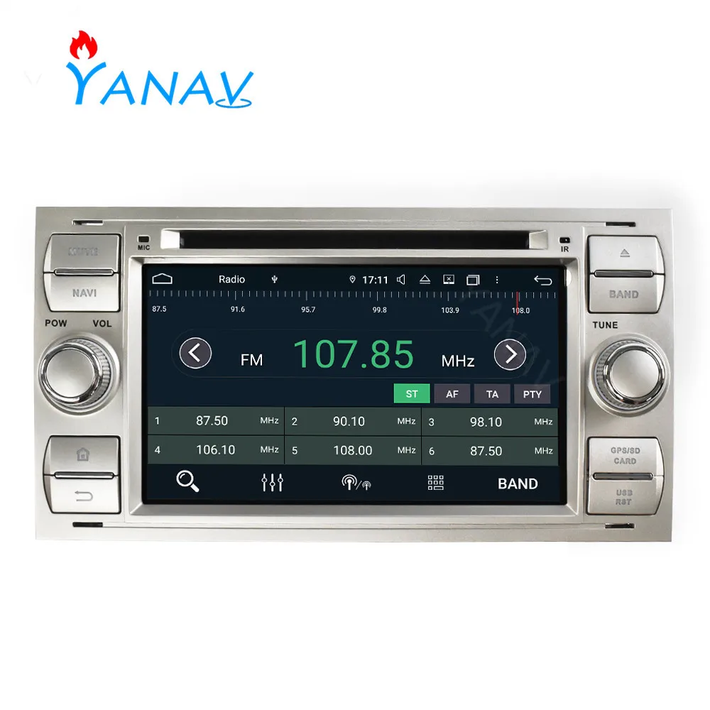 

Universal Car Radio For-Ford HD Screen Audio 2 DIN Android Stereo Receiver GPS Navigation Auto Video Multimedia Player Head Unit