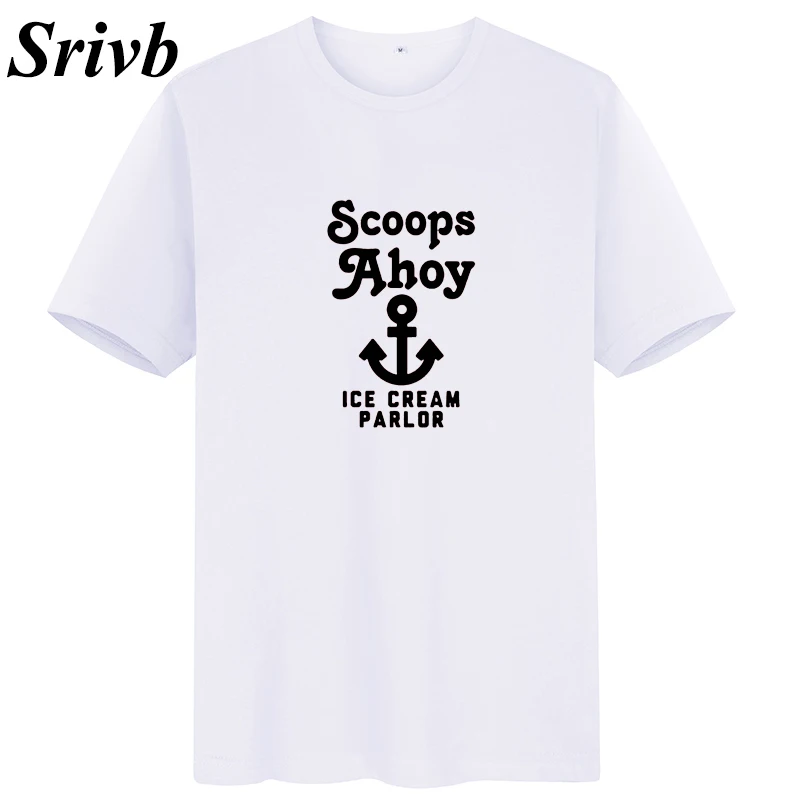 Srivb совки Ahoy письмо футболка женская tumblr черный белый Повседневный принт женские