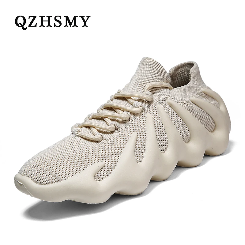 

Men Women Shoes Original Men's Sneakers Summer Breathable Designer Flame Skeleton Structure Sneaker Couple Socks Shoes 2021