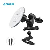 Anker Car Mount Charger PowerWave Magnetic Car Charging Mount with USB-C Cable 7 5W for iPhone 12 iPhone Pro Pro Max