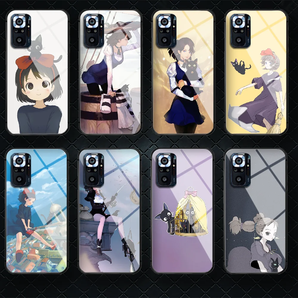 

Kikis Delivery Service Tempered Glass Phone Case Cover For Xiaomi Redmi Note 7 8 9 10 A C T S Pro K 30 40 Bumper Shell