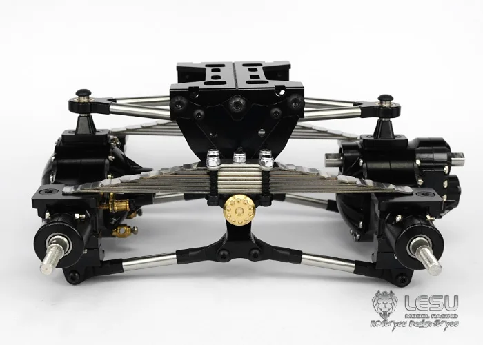 LESU X-8002-A металлическая задняя подвеска Набор для 1/14 Tmy RC грузовик оси DIY Модель TH02086