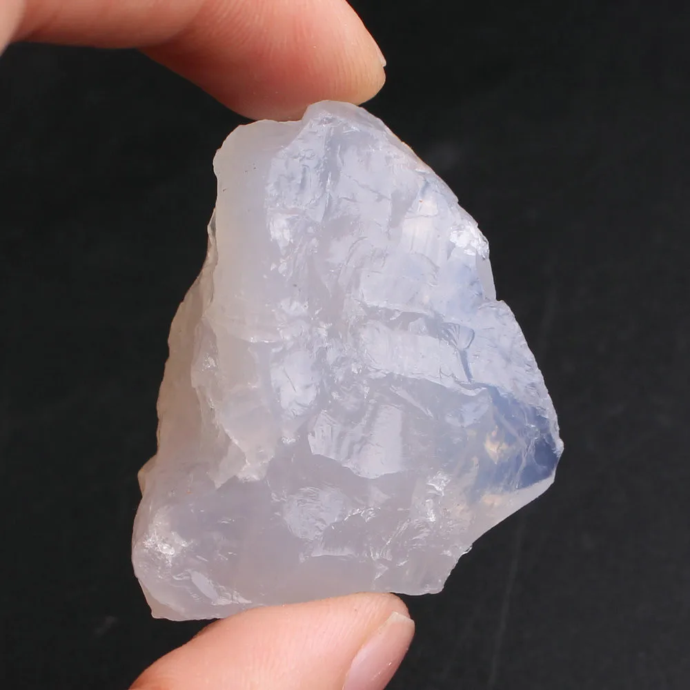 1 шт. натуральный дымчатый Синий Кристалл Камень кварцевый камень шероховатый