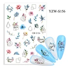 Самоклеящиеся 3D наклейки для ногтей, весенне-летние наклейки с пионами, цветами, квадратными линиями, украшения для дизайна ногтей, аксессуары из фольги для ногтей