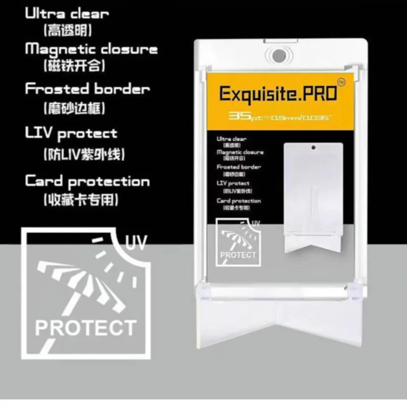 Ultra Pro 35 PT One Touch Gold Hockey Card Holder Case Basketball Cards Brick Top Loaders Protect Box 35/55/75/100/130/180 | Спорт и