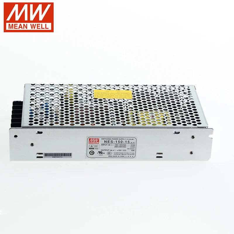 Бренд MEAN WELL представляет NES 150 переключение Питание 110/220VAC до 3 V 5V 7 5 15V 24V 48V ватт