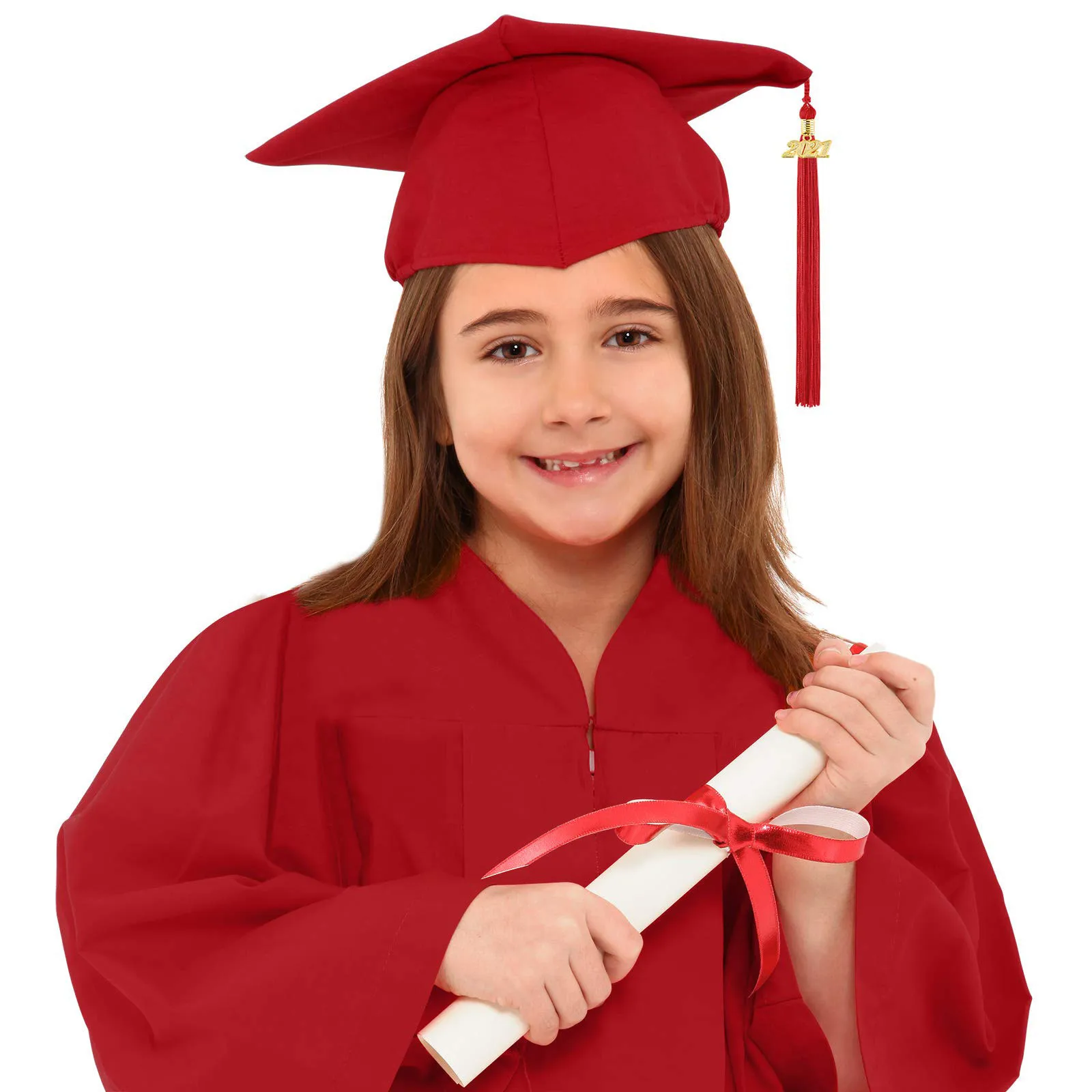 

Summer Children Graduation Gown Preschool Kindergarten Shawl Tassel Cap Set Kids Robe Student School Uniform Graduation Costumes
