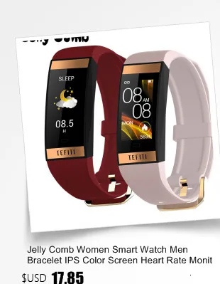 Jelly Comb спортивные Смарт-часы для женщин и мужчин FitnessTracker Smartwatch для Android IOS монитор сердечного ритма Электроника Smartband