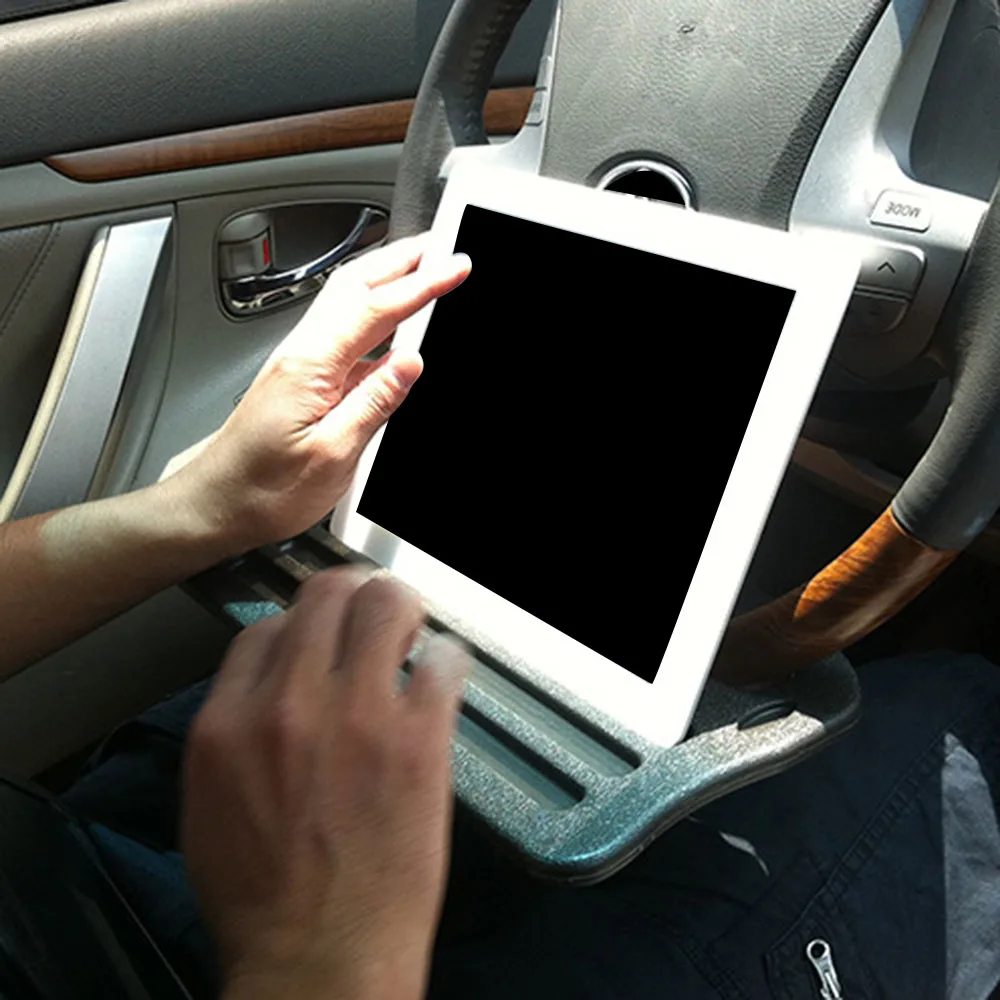 Портативный автомобильный стол на руль подставка под ноутбук для еды офисный |