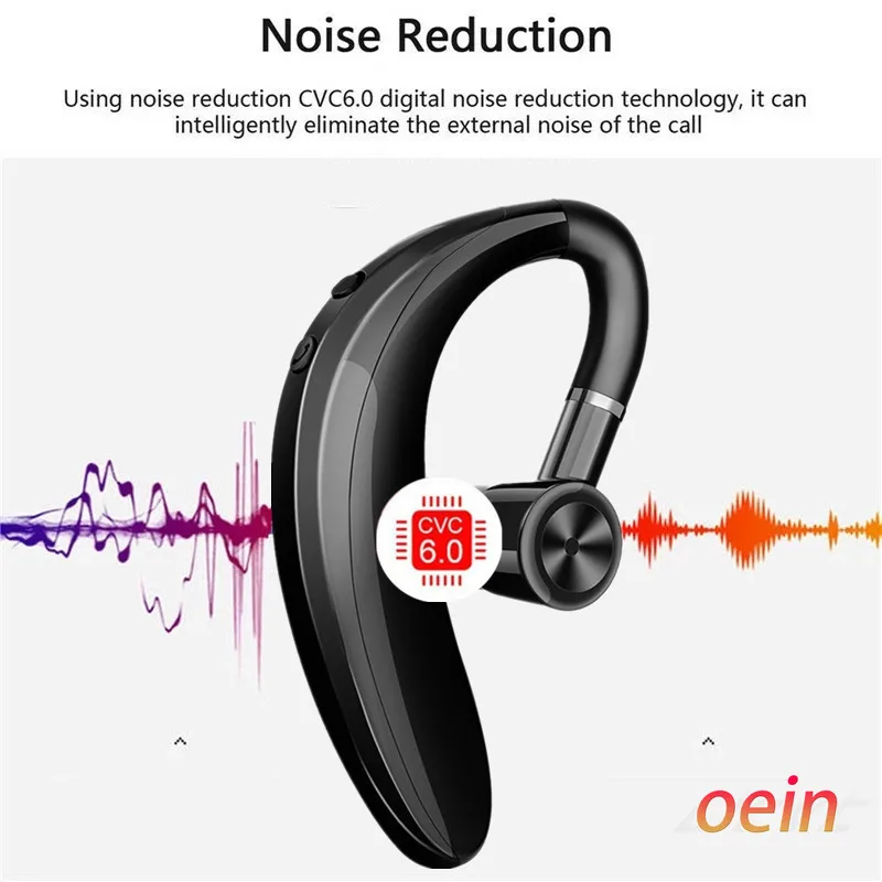 S109 V5.0 Bluetooth Беспроводные наушники с микрофоном бизнес гарнитура Hands Free привод