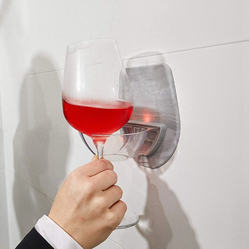 Бар ватт пластиковый держатель для бокала вина Ванной Душа красное вино