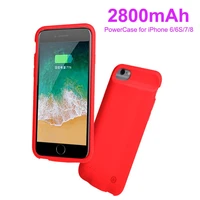 for iphone 6 6s 7 8 battery charger case battery case power bank charging cases charger ultra slim external back pack