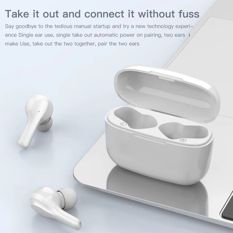 Наушники вкладыши R5 TWS беспроводные наушники bluetooth V5.0 3D стерео звук с M|Наушники и