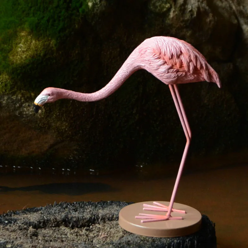 Повседневная коллекция милый розовый Фламинго украшение для дома фигурка