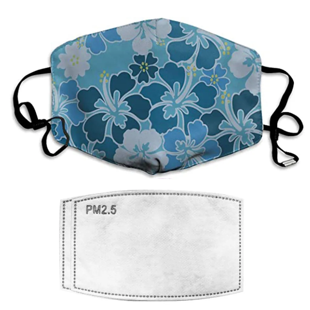 

printed Mascarilla Unisex 1pc Dustproof Windproof Haze Mask With Mask Gasket Face Mask Filter Maske Masque mondkapjes wasbaar