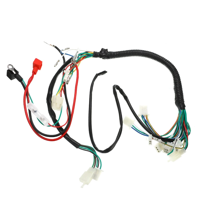 Полный комплект электропроводки CDI статор 6 катушек переключатель зажигания для